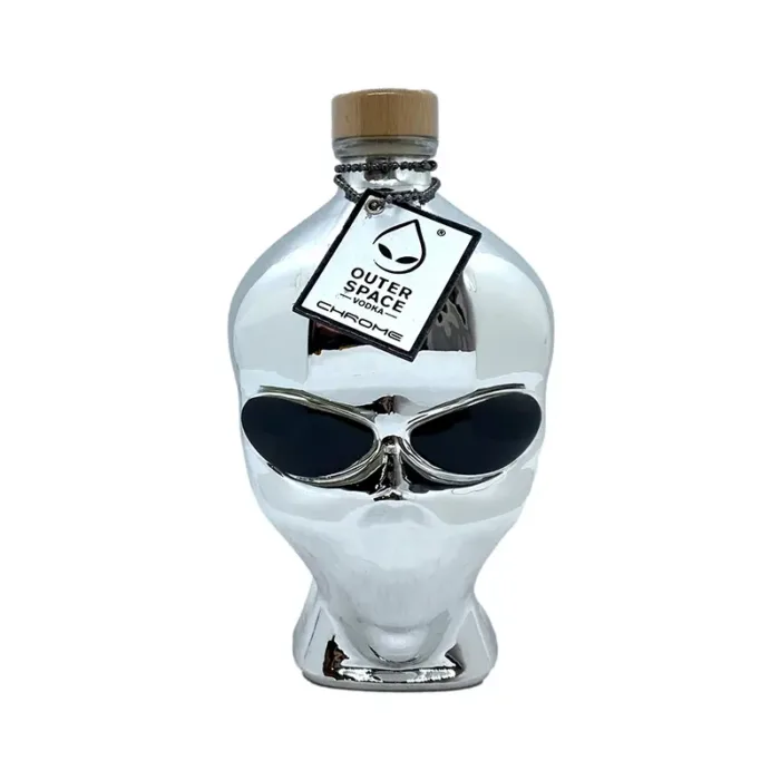 Outherspace alien head chrome